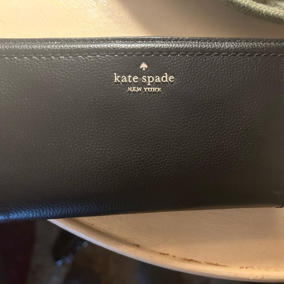 Kate Spade Black Leather Clutch - Picture 2 of 5